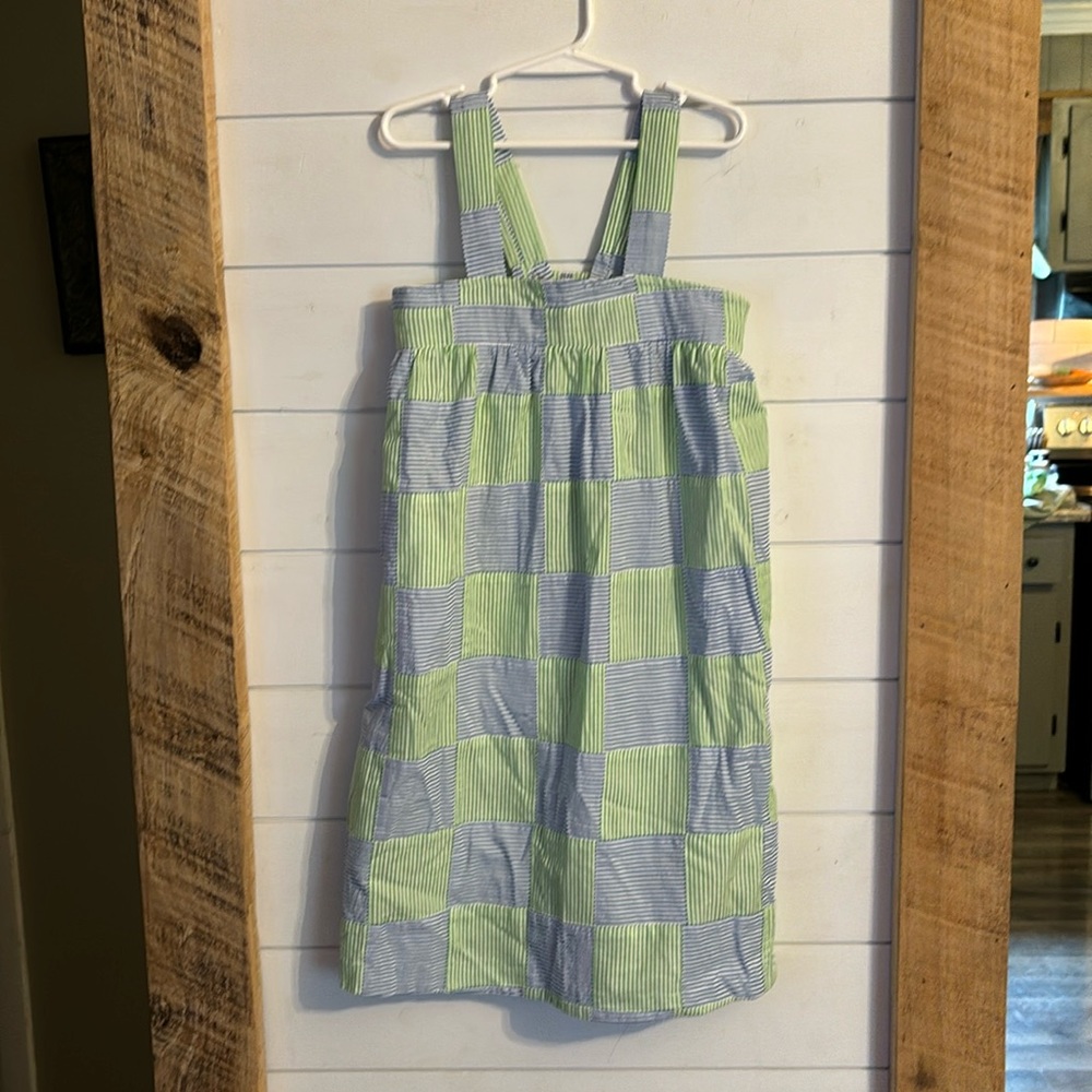 Kelly's Kids Madras Patchwork Dress 7 8 Spring Summer
